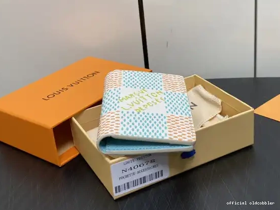 Official oldcobbler Organizer-7.5*11.1*1 VUITTON Pocket LOUIS cm 0610